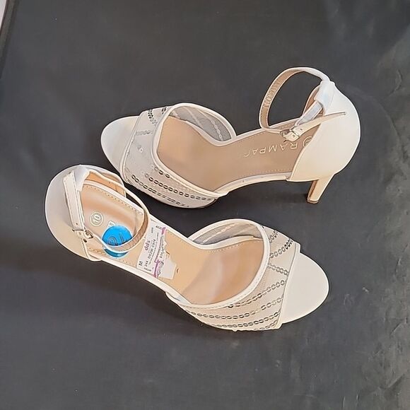 BRAND NEW RAMPAGE HIGH HEEL STILETTOS ADJUSTABLE BUCKLE STRAP SANDAL G1 - Picture 6 of 16